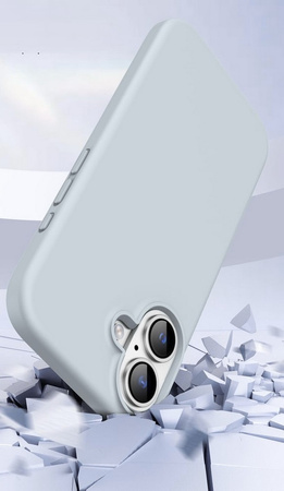 Etui D-Pro Velvet MagSafe Case obudowa magnetyczna z mikrofibrą do iPhone 16 Plus (Różowy)