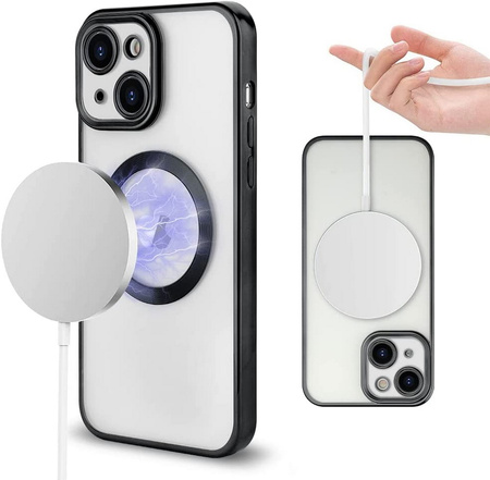 D-Pro Gloss MagSafe Case etui magnetyczne obudowa iPhone 11 Pro Max (Black)
