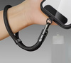 Smycz na nadgarstek D-Pro Rope Wrist Strap V2 sznurek pasek na rękę i wkładka pod etui do telefonu  (Czarny)