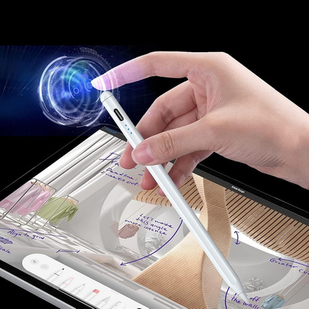 Rysik D-Pro Stylus Pen Pencil 2 Gen. Palm Rejection / Tilt Sensing precyzyjny do rysowania dla Apple iPad (2018-2025) iPad 6/7/8/9/10/11 iPad Mini 5/6/7 iPad Air 3/4/5/6/7/M2/M3 iPad Pro 11" 1/2/3/4/5/M4 iPad Pro 12.9" 3/4/5/6 iPad Pro 13" 7 M4 (Złoty)