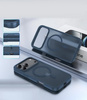 Etui D-Pro Matte Hybrid MagSafe Case obudowa magnetyczna iPhone 17 Pro (Granatowy)