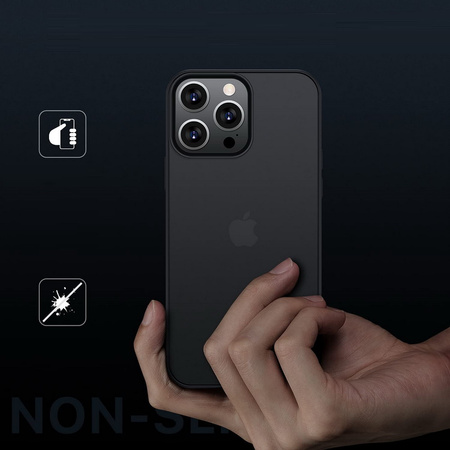 D-Pro Matte Hybrid etui obudowa matowa do iPhone 13 Pro Max (Black)