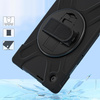 Etui D-Pro 360 Armor Strap Case obudowa pancerna z uchwytem na rękę i paskiem na ramię do Lenovo Tab 10,1" 2025 (TB-311, TB-311FU, TB-311XU) (Czarny)