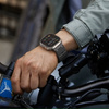 Pasek D-Pro Metro Band opaska sportowa do Apple Watch 4/5/6/7/8/9/10/SE/Ultra 44/45/46/49mm (Pomarańczowy / Srebrny)