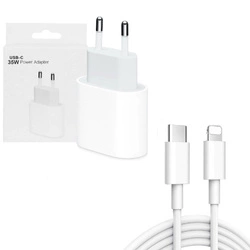 Ładowarka sieciowa zasilacz adapter USB-C 35W szybkie ładowanie PD + kabel USB-C - Lightning 200cm