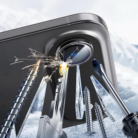 Szkło na aparat Eagle Eye Camera Glass szkiełko na kamerę obiektyw tylny do Apple iPhone 17 Air (Przezroczysty)