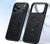 Etui D-Pro Stealth Carbon MagSafe Stand Case obudowa magnetyczna karbonowa magnes stojak podstawka do Apple iPhone 17 Pro (Czarny)