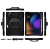 Etui D-Pro 360 Armor Strap Case obudowa pancerna z uchwytem na rękę i paskiem na ramię do Xiaomi Pad 7/ Pad 7 Pro 11.2" 2024 (Czarny)