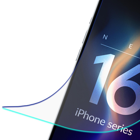 Szkło hybrydowe 3mk Flexible Glass elastyczna folia ochronna na ekran do Apple iPhone 16 Plus