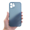 Etui D-Pro Air PP Case 0.4mm ultra cienkie najcieńsze minimalistyczne matowe iPhone 12 Pro (Czarny)