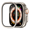 Szkło hartowane EX Pro z metalową aluminiową ramką szybka na ekran do Apple Watch Ultra 1/2 49mm (Black Titanium / Czarny)