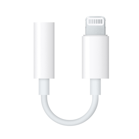 MFC A1749 Adapter słuchawki / mikrofon przejściówka mini jack 3.5mm do iPhone Apple Lightning