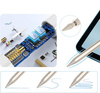 Rysik D-Pro Stylus Pen Pencil 2 Gen. Palm Rejection / Tilt Sensing precyzyjny do rysowania dla Apple iPad (2018-2025) iPad 6/7/8/9/10/11 iPad Mini 5/6/7 iPad Air 3/4/5/6/7/M2/M3 iPad Pro 11" 1/2/3/4/5/M4 iPad Pro 12.9" 3/4/5/6 iPad Pro 13" 7 M4 (Złoty)