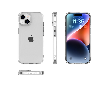 Etui D-Pro Quartz Crystal obudowa wzmacniana do iPhone 15 (Przezroczysty)