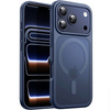 Etui D-Pro Matte Hybrid MagSafe Case obudowa magnetyczna iPhone 17 Pro (Granatowy)