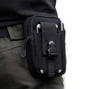 Molle Tactical Waist Pack etui taktyczne kabura do paska na telefon (Black)