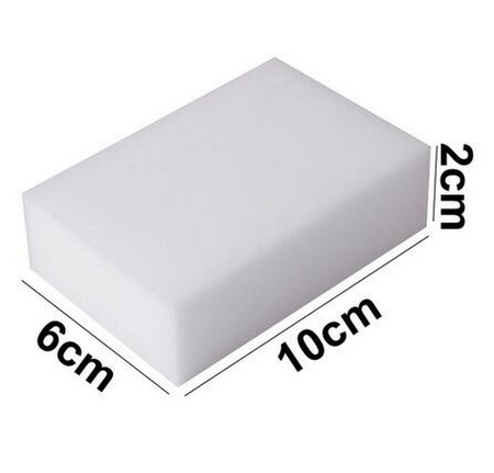 Magiczna gąbka z melaminy Magic Sponge do czyszczenia plam usuwania brudu sprzątania bez chemii (1 szt) (Biała)