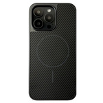 Etui D-Pro Brick Carbon TPU MagSafe Case obudowa magnetyczna matowa do Apple iPhone 15 Pro (Black / Czarny)