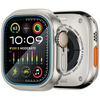 Etui D-Pro Metal Case + Glass 2w1 obudowa metalowa aluminiowa + szklo hartowane na ekran do Apple Watch Ultra 1/2/3 49mm (Natural Titanium / Tytan naturalny)