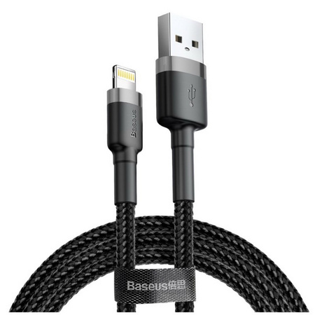 Baseus Cafule Kabel USB do Apple Lightning iPhone Fast Charge 300cm (Black+Gray)