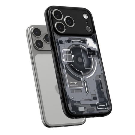 Etui Spigen Ultra Hybrid Case MagSafe obudowa mocna wzmacniana do Apple iPhone 17 Pro (Zero One)