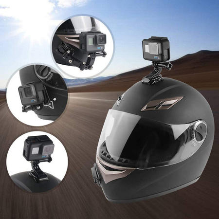 Mocowanie do kasku SV2 uchwyt na motor motocykl do kamer sportowych GoPro Hero DJI SJCAM Xiaomi
