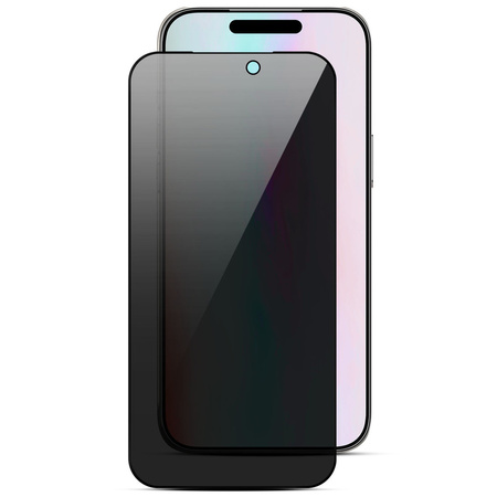 Szkło hartowane XHD Privacy Anti-Spy Glass prywatyzująca zaciemniająca antyszpiegowskia szybka ochronna na cały ekran do Apple iPhone 17 Pro Max