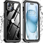 Etui D-Pro 360° Waterproof Case IP68 obudowa wodoodporna wodoszczelna pancerna do iPhone 15 Plus (Czarny)