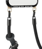 Etui D-Pro Crossbody T-Crystal Magsafe na sznurku z demontowalnym paskiem na ramię smycz na szyję do iPhone 16 Pro (Biały)