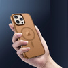 Etui D-Pro Matte Hybrid MagSafe Case obudowa magnetyczna iPhone 16 Pro (Brązowy)