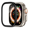 Szkło hartowane EX Pro z metalową aluminiową ramką szybka na ekran do Apple Watch Ultra 1/2 49mm (Black Titanium / Czarny)