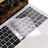 Osłona silikonowa nakładka na klawiaturę do MacBook Pro 14/Pro 16 M1/M2/M3/M4 / Air 13/Air 15 M2/M3/M4 (EU) (Przezroczysty)