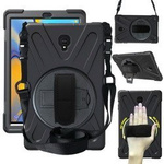 DP 360 Etui + Stojak + Uchwyt + Pasek Samsung Galaxy Tab A 10.5 T590/595/597 (Black)