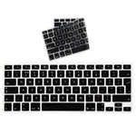 Nakładka osłona silikon na klawiaturę Apple MacBook Air 13 A1369 A1466 / MacBook Pro 13 A1286 A1425 A1502 / Pro 15 A1286 A1398 (Layout EU PL) (Black)