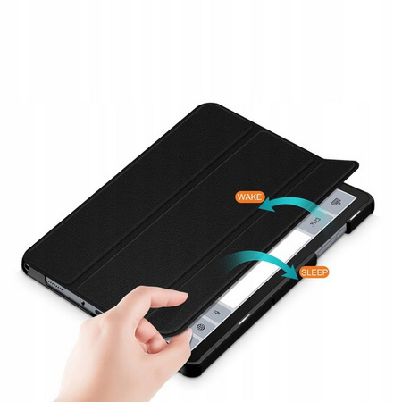 Etui Smart Cover PC Case obudowa z klapką do Samsung Galaxy Tab A9 Plus (X210 / X215 / X216) (Czarne)