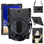 DP 360 Etui + Stojak + Uchwyt + Pasek Samsung Galaxy Tab S4 10.5 (T830 / T835 / T837) 2018 (Black)