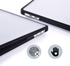 Hard Case TPU+PC etui obudowa MacBook Pro 14 (A2442 / A2779 / A2918 / A2992) M1 M2 M3 (2021/2023) (Matte Clear+Black Edge)
