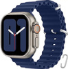 Pasek opaska sportowa D-Pro Ocean Loop do zegarka Apple Watch 4/5/6/7/8/9/10/11/SE/Ultra 1/2/3 44/45/49mm (Czarny)