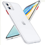 D-Pro Matte Neon Case Etui Obudowa iPhone 11 Pro (White/Orange)