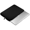 Torba D-Pro Neopren Sleeve pokrowiec etui miękkie minimalistyczne na laptop HP Dell Lenovo MacBook Air/Pro 13/14 (Czarny)
