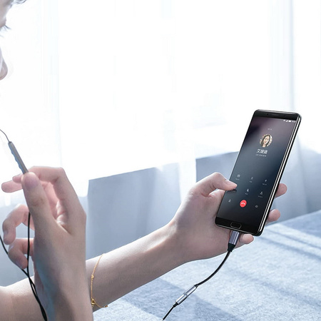 Adapter przejściówka wtyk USB-C do słuchawek mini jack 3.5mm (Space Gray)