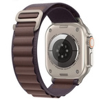 Pasek MFC Alpine X Nylon Loop Band opaska sportowa nylonowa do Apple Watch 4/5/6/7/8/9/10/SE/Ultra 44/45/46/49mm (Indigo / Fioletowy)