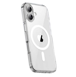 Etui D-Pro Quartz MagSafe Crystal TPU+PC Case obudowa hybrydowa wzmacniana magnetyczna do Apple iPhone 17 (Przezroczysty)