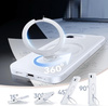 Etui D-Pro Matte MagSafe Stand Case obudowa magnetyczna matowa magnes stojak podstawka do Apple iPhone 16e (Czarny)