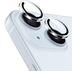 Szkło szybka ochronna na kamerę aparat obiektyw do Apple iPhone 15 / 15 Plus (2 szt.) (Przezroczysty)