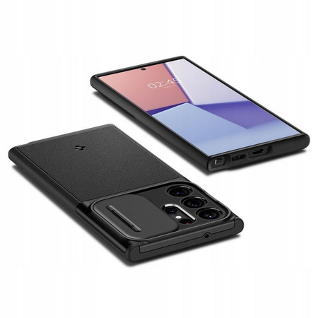 Spigen Optik Armor etui do Samsung Galaxy S23 Ultra (Black)