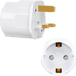 Adapter podróżny mocny 13A przejściówka gniazdo PL do wtyk angielski UK Anglia Irlandia Walia Malta Cypr Dubaj Emiraty UAE Hong Kong Singapur Malediwy