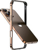 Etui D-Pro Bumper Metal+TPU ramka ochronna aluminium+guma do Apple iPhone 16 Pro (Desert Titanium / Złoty)