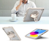 D-Pro 360 Shock V2 Strap Case etui pancerne z uchwytem na rękę i paskiem na ramię do Apple iPad 10 Gen. (2022) / 11 Gen. (2025) (Beżowy)