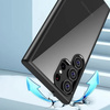 D-Pro Crystal Hybrid etui obudowa pokrowiec do Samsung Galaxy S23 Ultra (Clear/Black)